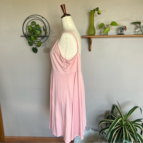 NWOT Shein Curve Cross Chest Stretchy and Beautiful Pastel Midi Dress NEVER WORN - Picture 5 of 8